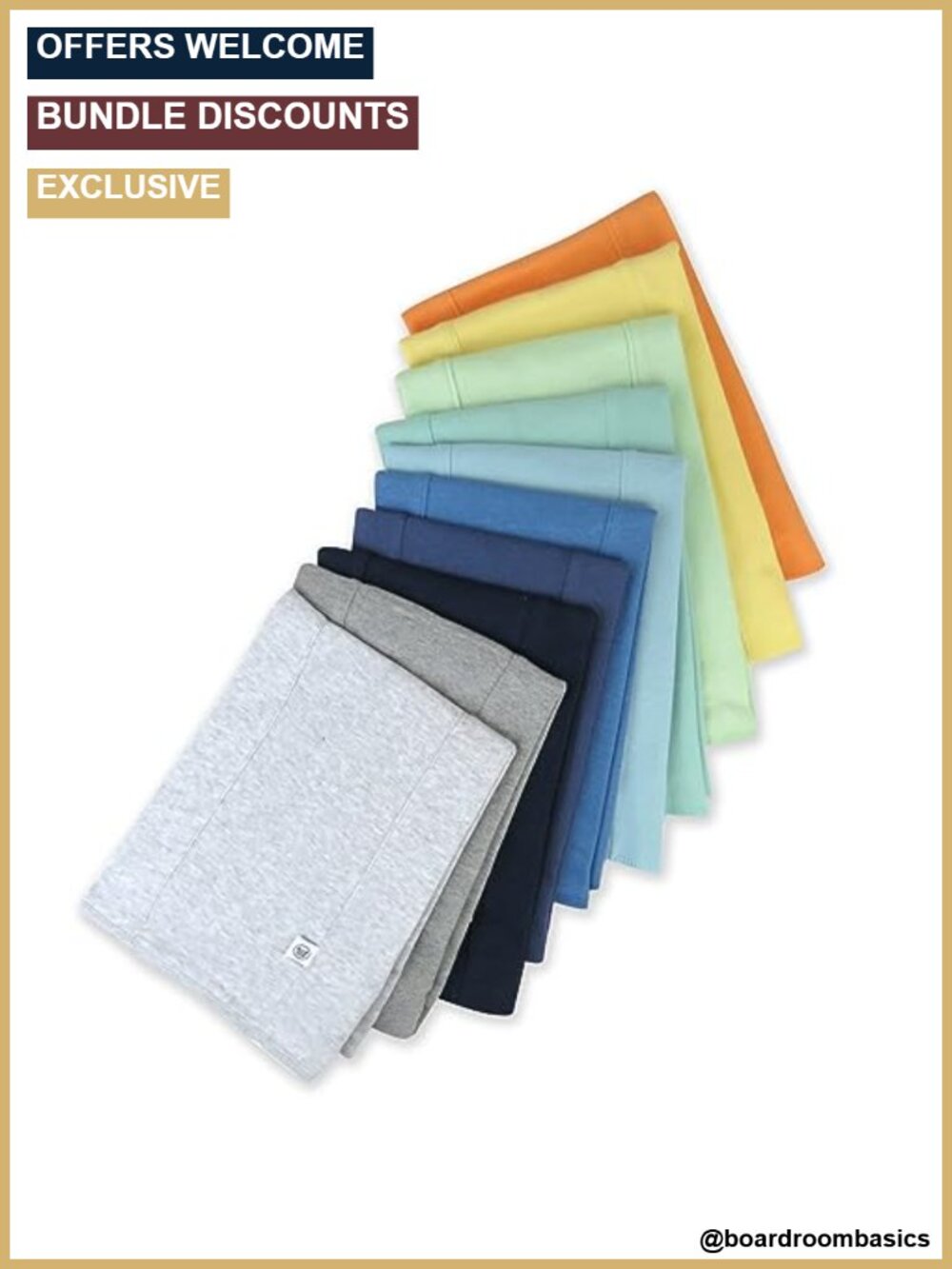 Organic Cotton Knit Burp Cloths Multipack 10-Pack Soft Absorbent